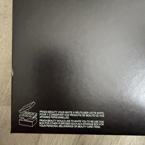 2/$15 Prada Sleek Black Box Empty - Picture 3 of 4
